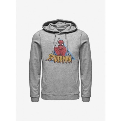 Marvel Grey Spider-Man Triangle Hoodie for Men