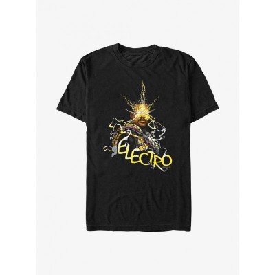 Marvel's Spider-Man: No Way Home Electro Electric T-Shirt - Black