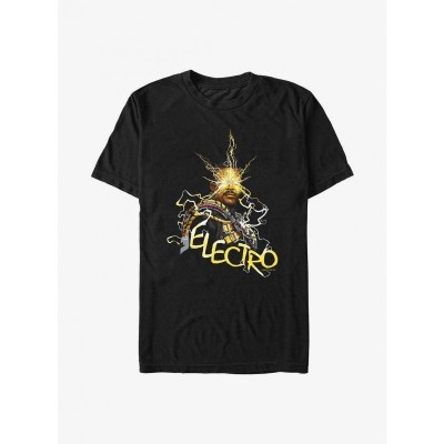 Marvel's Spider-Man: No Way Home Electro Electric T-Shirt - Black