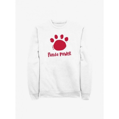 Disney Pixar Turning Red Cozy White Sweatshirt for Men