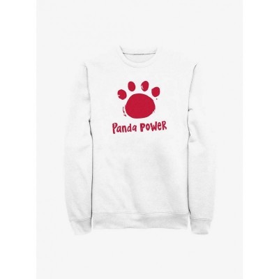 Disney Pixar Turning Red Cozy White Sweatshirt for Men