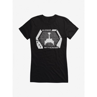Star Trek Junior Girls Comfortable Lightweight Battle Cruiser T-Shirt