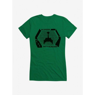 Star Trek Junior Girls Comfortable Lightweight Battle Cruiser T-Shirt