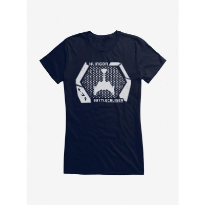 Star Trek Junior Girls Comfortable Lightweight Battle Cruiser T-Shirt