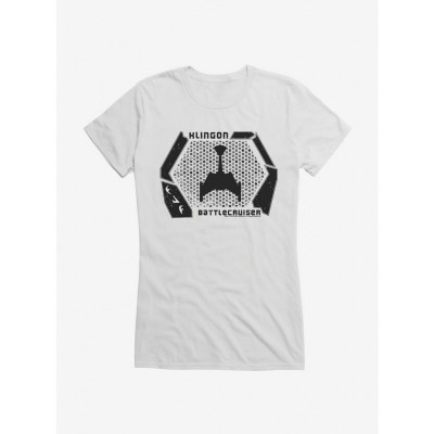 Star Trek Junior Girls Comfortable Lightweight Battle Cruiser T-Shirt