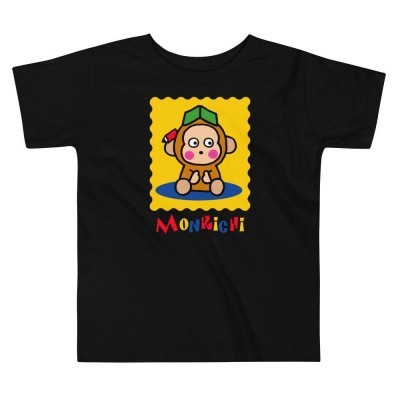 Monkichi Toddler Comfortable Primary Logo Short Sleeve T-Shirt