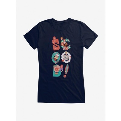 Scooby-Doo's Fave Stuff Girls Junior T-Shirt