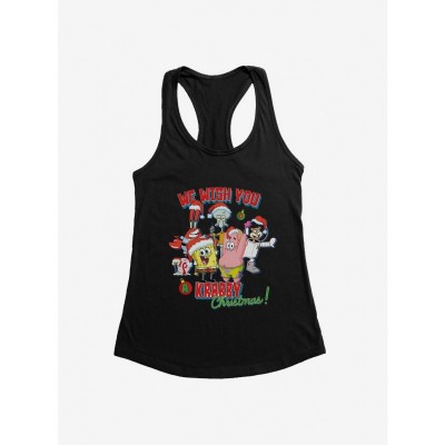 SpongeBob SquarePants Krabby Christmas Junior Girls Tank