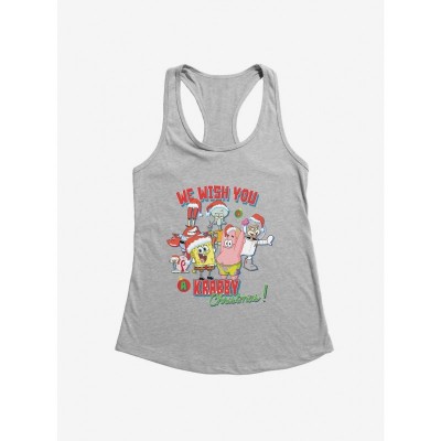 SpongeBob SquarePants Krabby Christmas Junior Girls Tank