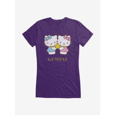 Hello Kitty Gemini Tee for Girls - Soft Cotton Junior Sizes