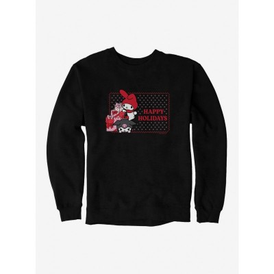 My Melody & Kuromi Festive Season Ugly Christmas Hoodie for Unisex Adults