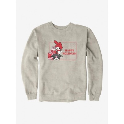 My Melody & Kuromi Festive Season Ugly Christmas Hoodie for Unisex Adults