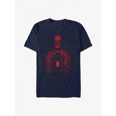 Stranger Things Vecna Door T-Shirt - Men's Lightweight Blue