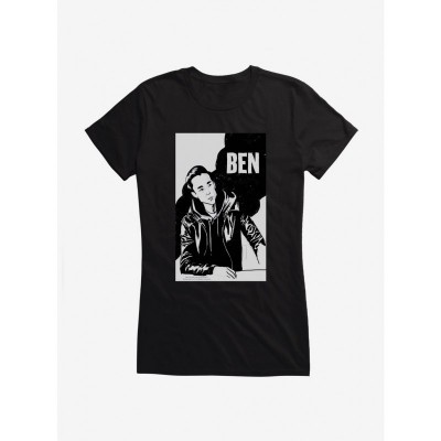 The Umbrella Academy Monochrome Ben Junior Girls T-Shirt