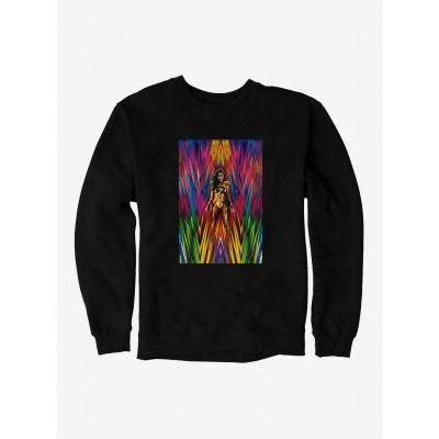 DC Comics Wonder Woman 1984 Multicolor Graphic Sweatshirt for Men