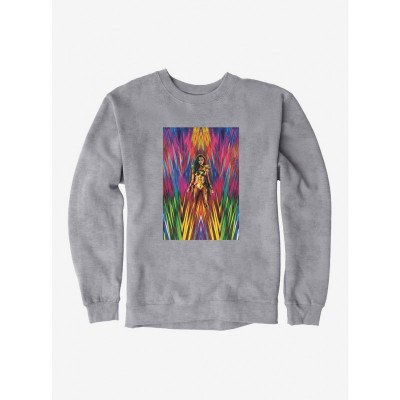 DC Comics Wonder Woman 1984 Multicolor Graphic Sweatshirt for Men