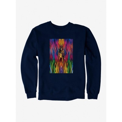 DC Comics Wonder Woman 1984 Multicolor Graphic Sweatshirt for Men