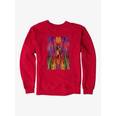 DC Comics Wonder Woman 1984 Multicolor Graphic Sweatshirt for Men