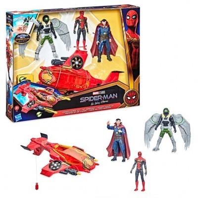 Spider-Man No Way Home Jet Escape Playset for Boys