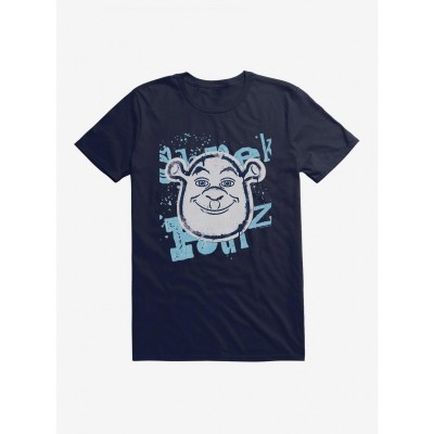 Shrek Rebel Graffiti Graphic Tee for Men