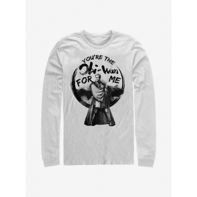 Obi-Wan Kenobi Long-Sleeve Cotton T-Shirt - Men's White