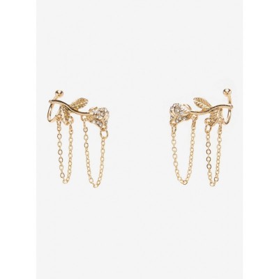 Disney Enchanted Rose Stud Earrings for Women