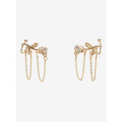 Disney Enchanted Rose Stud Earrings for Women