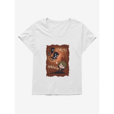 Harry Potter Expecto Patronum Dark Arts Plus Size Tee for Girls