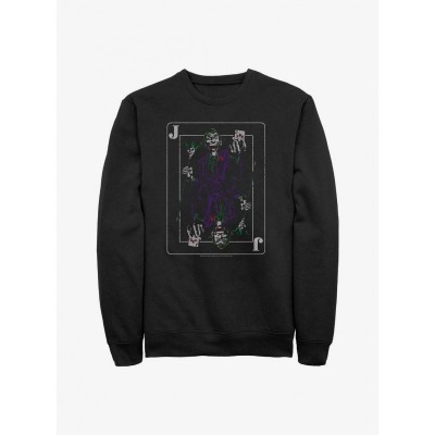 Batman Jokers Wild Men's Cotton Sweatshirt - Black