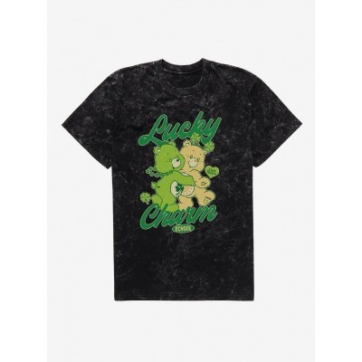 Care Bears Mineral Wash T-Shirt with Lucky Charm for Unisex