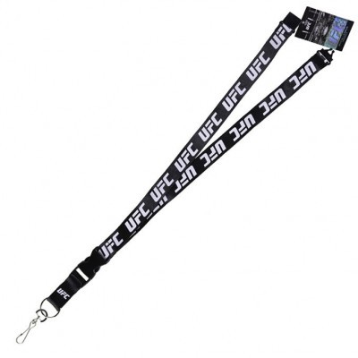UFC Charcoal Detachable Buckle Lanyard