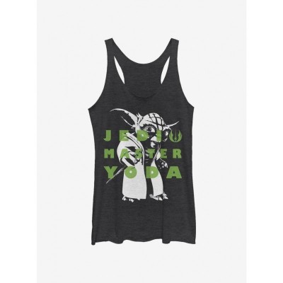 Star Wars Yoda Graphic Tee for Girls - Junior Sizes in Black