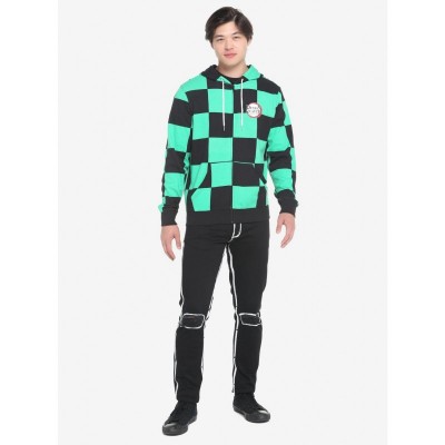 Demon Slayer Tanjiro Allover Print Men's Unisex Hoodie