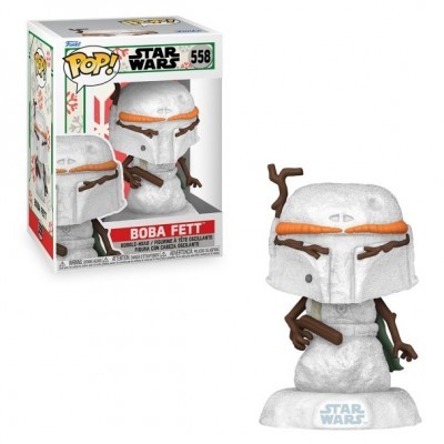 Boba Fett Snowman Funko Pop! Vinyl Collectible – Star Wars Holiday Edition