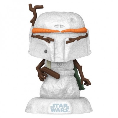 Boba Fett Snowman Funko Pop! Vinyl Collectible – Star Wars Holiday Edition