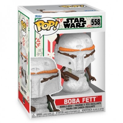 Boba Fett Snowman Funko Pop! Vinyl Collectible – Star Wars Holiday Edition