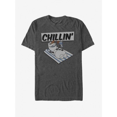 Frozen Chillin' T-Shirt by Disney - Black for Men