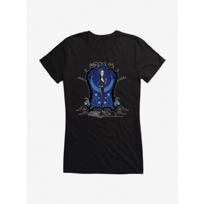 The Addams Family Morticia Blue Tee for Girls