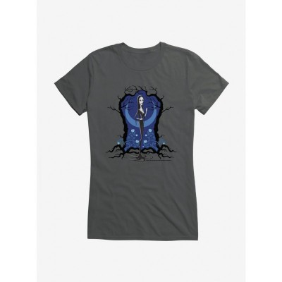 The Addams Family Morticia Blue Tee for Girls