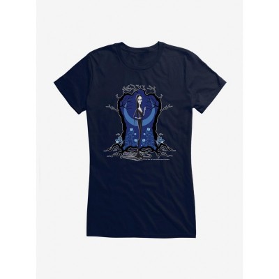 The Addams Family Morticia Blue Tee for Girls
