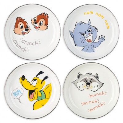 Disney Critters Enamel Plates with Four Unique Designs