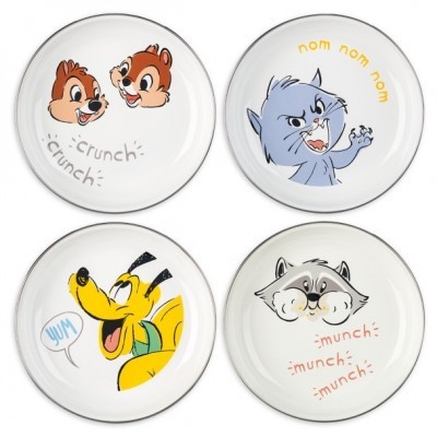 Disney Critters Enamel Plates with Four Unique Designs