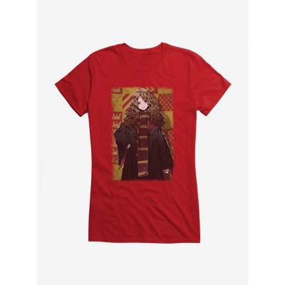Harry Potter Hermione Anime-Inspired Girls Cotton Tee