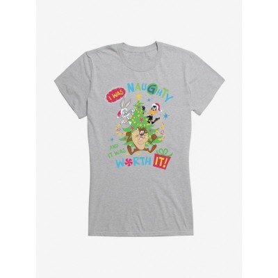 Looney Tunes Holiday Girls T-Shirt - I Was Naughty Edition